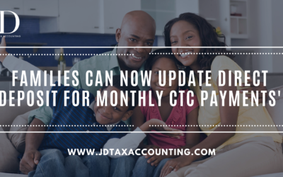 Families Can Now Update Direct Deposit for Monthly CTC Payments