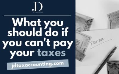 What Should You Do If You Can’t Pay Your Taxes?