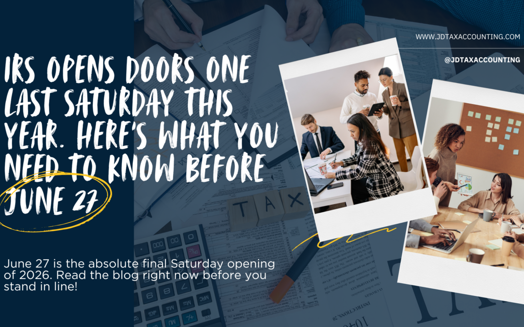 IRS Opens Doors One Last Saturday This Year — Here’s What You Need to Know Before June 27