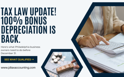 Bonus Depreciation Is Back: What Philadelphia Business Owners Should Do Before December